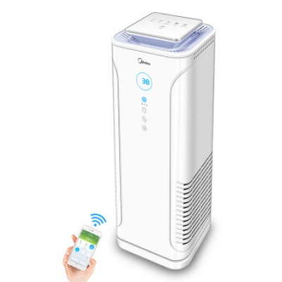 美的（Midea） 空淨空氣淨化器家用負離(lí)子氧吧(ba)除PM2.5甲醛空淨KJ400G-E33 空氣淨化器